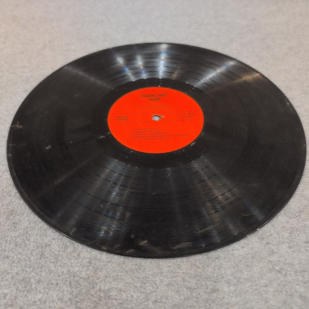 Sharon Sings Again Sharon Cheatham‎ Vinyl LP Gospel LH-2261 Mono 33 RPM Record - Picture 3 of 4